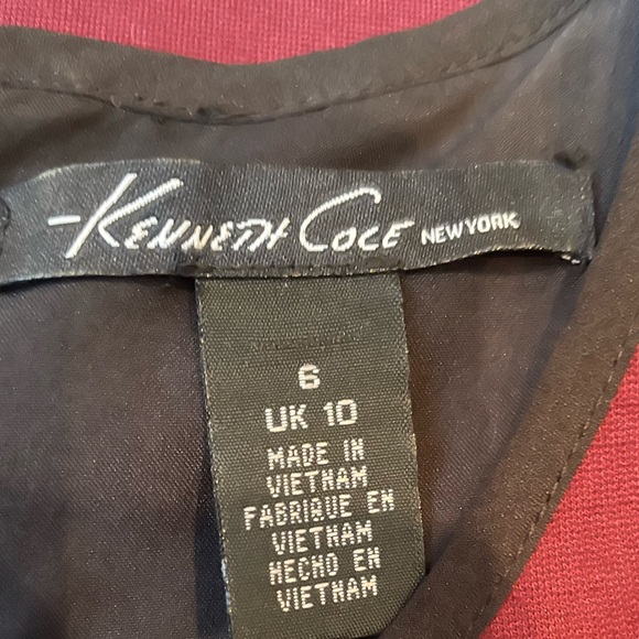 Kenneth Cole Bergundy Dress - Picture 4 of 5